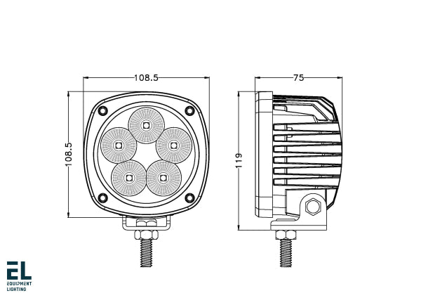 50W Led Work Light Flood Beam El32239